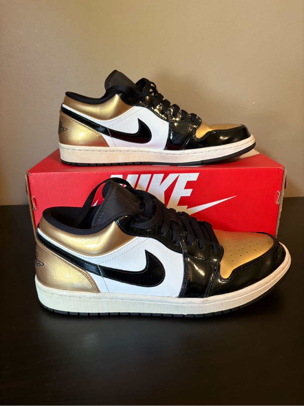 Jordan 1 Low “Gold Toe” - Size 11.5